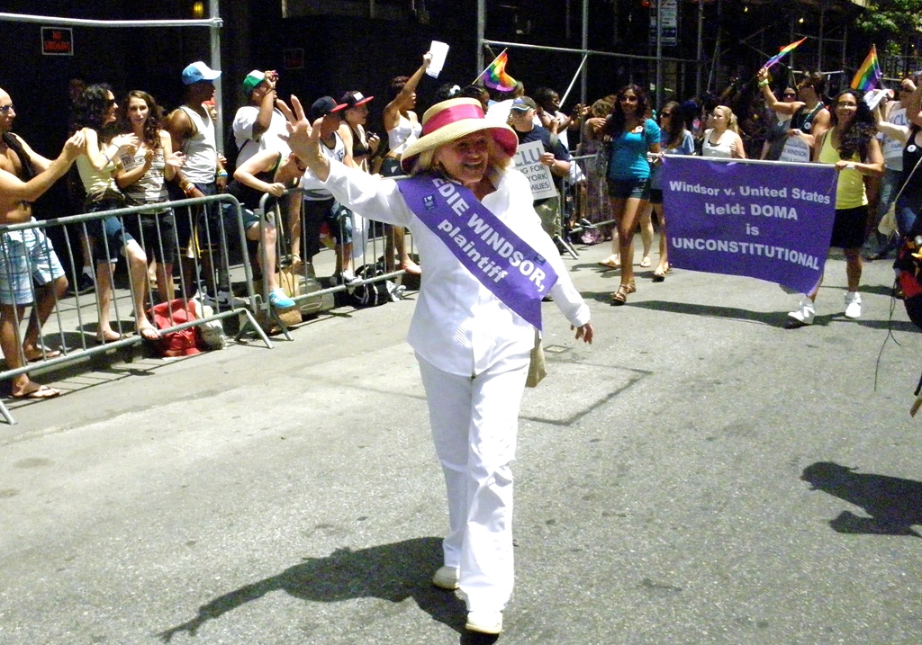 Edie Windsor, 83, rocks our world! Won first successful federal court ruling invalidating Defense of Marriage Act Photo