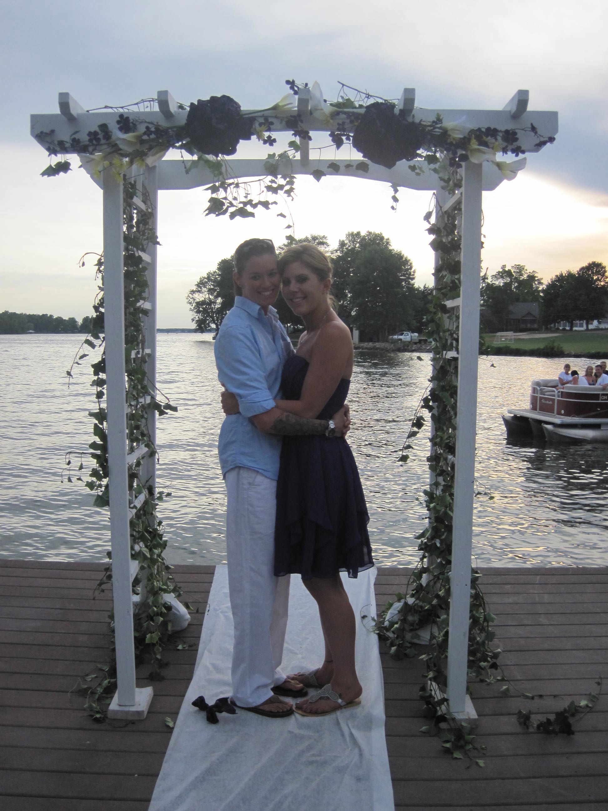 Practice Run For Our Wedding At My Best Friends Wedding In Ohio Photo