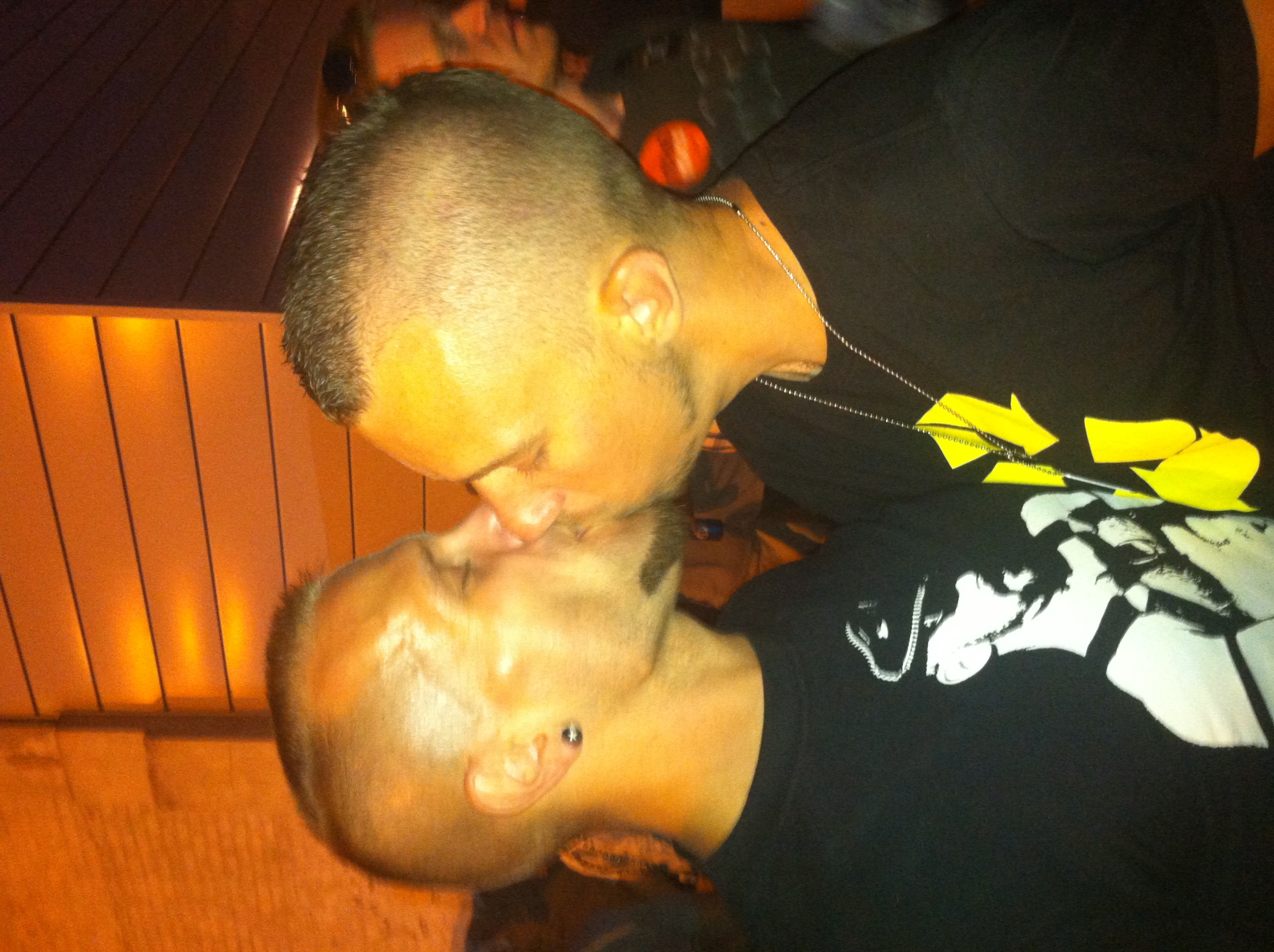 Pride kisses with the love of my life. Photo