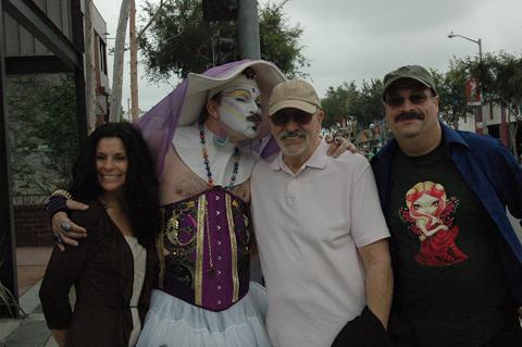 Sr. Atilla D'Nun (me) and Rev. Troy Perry (The Founder of the Pride Parasde) share a Pridefull moment Photo